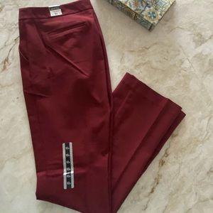 Express | Maroon Columnist Pant | 10R